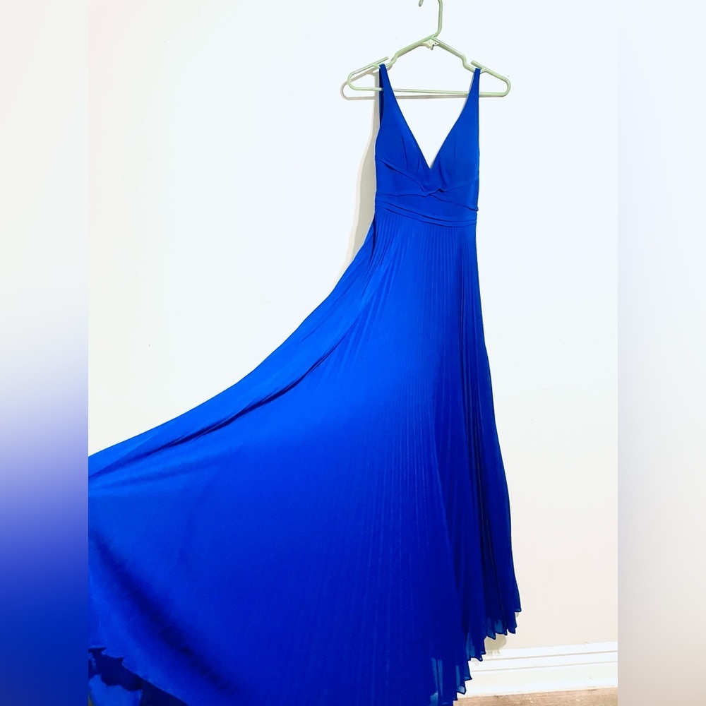 Laundry By Shelli Segal Royal Blue Maxi Dress - Picture 4 of 8